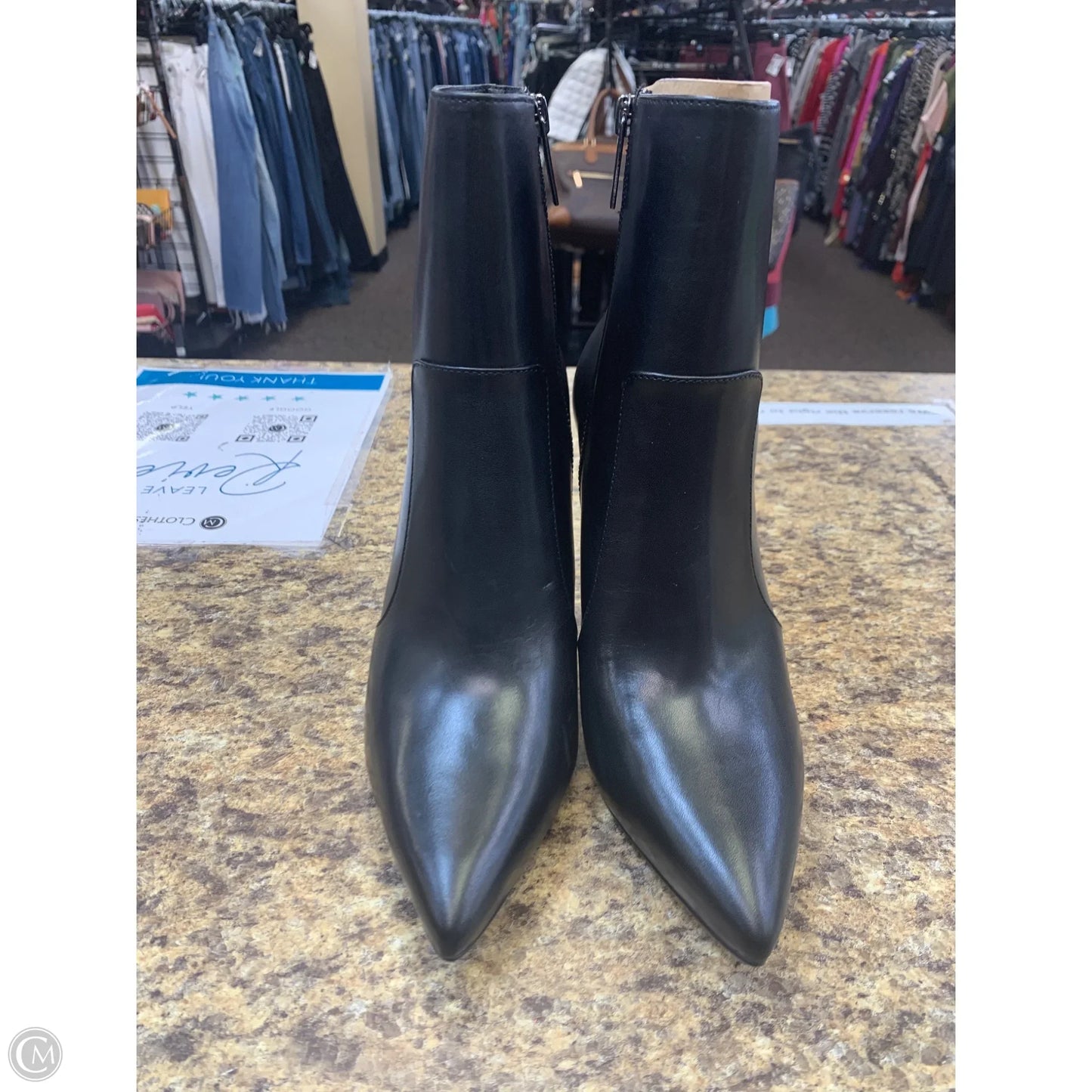 Boots Ankle Heels By Michael By Michael Kors In Black, Size: 9