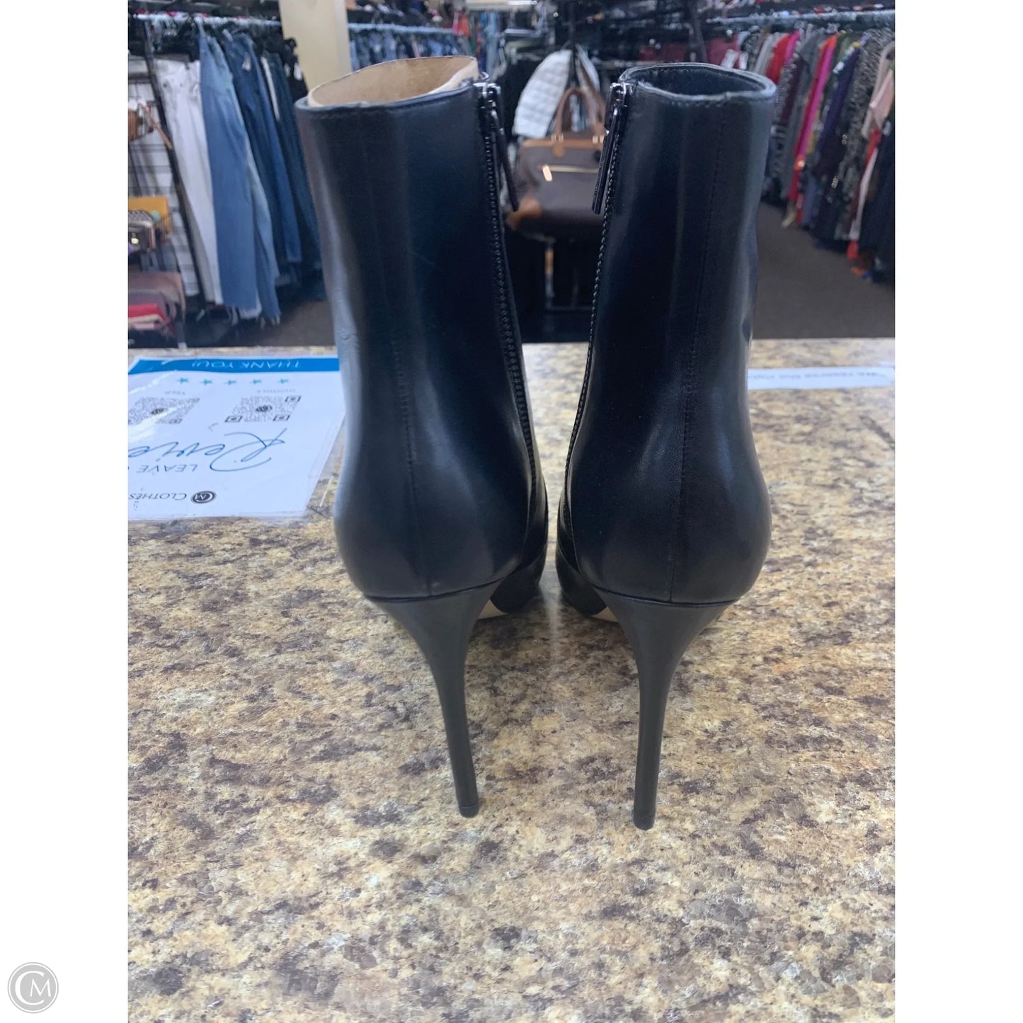 Boots Ankle Heels By Michael By Michael Kors In Black, Size: 9