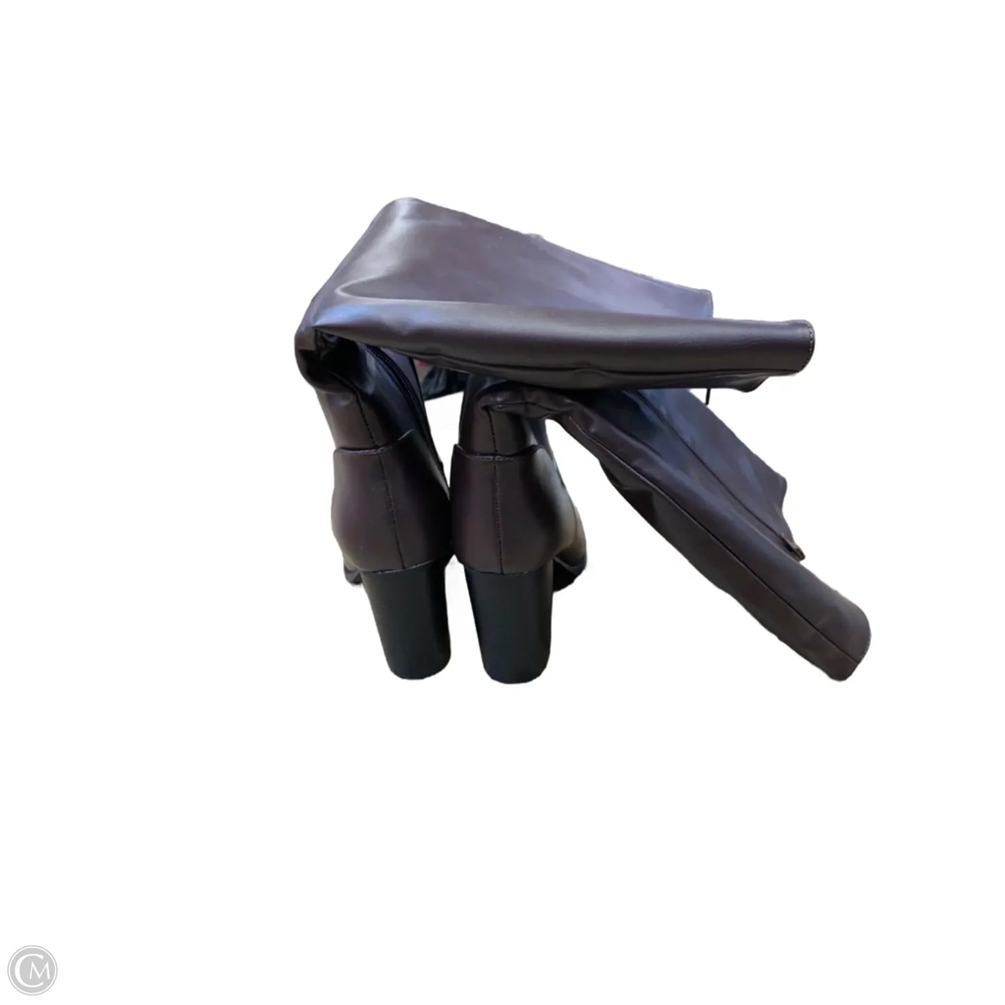 Boots Knee Heels By Allegra K In Brown, Size: 7.5