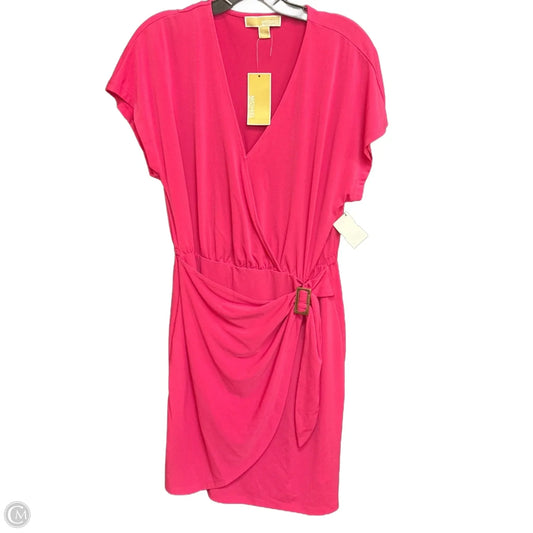 Dress Casual Midi By Michael By Michael Kors In Pink, Size: M
