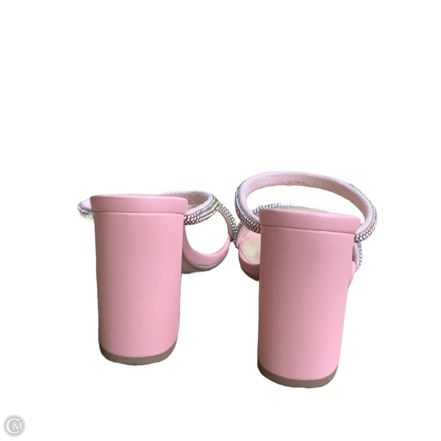 Shoes Heels Block By Cmf In Pink, Size: 8