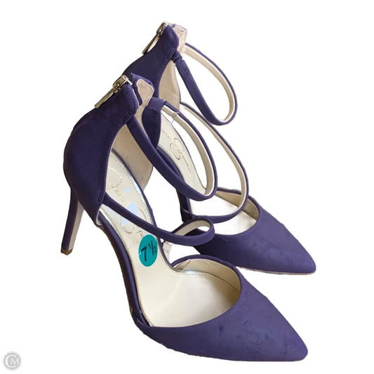 Shoes Heels Stiletto By Jessica Simpson In Purple, Size: 7.5