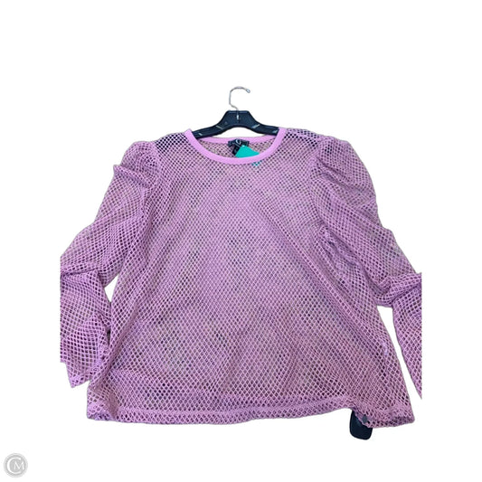 Swimwear Cover-up By G By Giuliana In Pink, Size: Xl