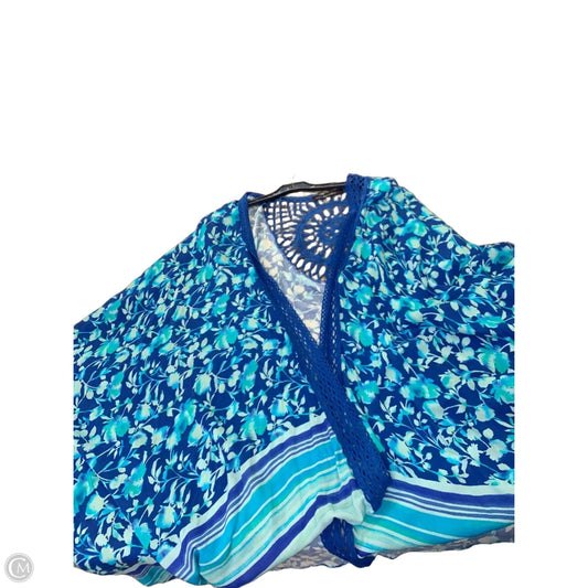 Swimwear Cover-up By Colleen Lopez In Blue, Size: 2x