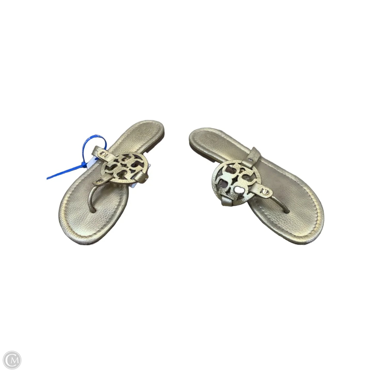 Sandals Designer By Tory Burch In Gold, Size: 7