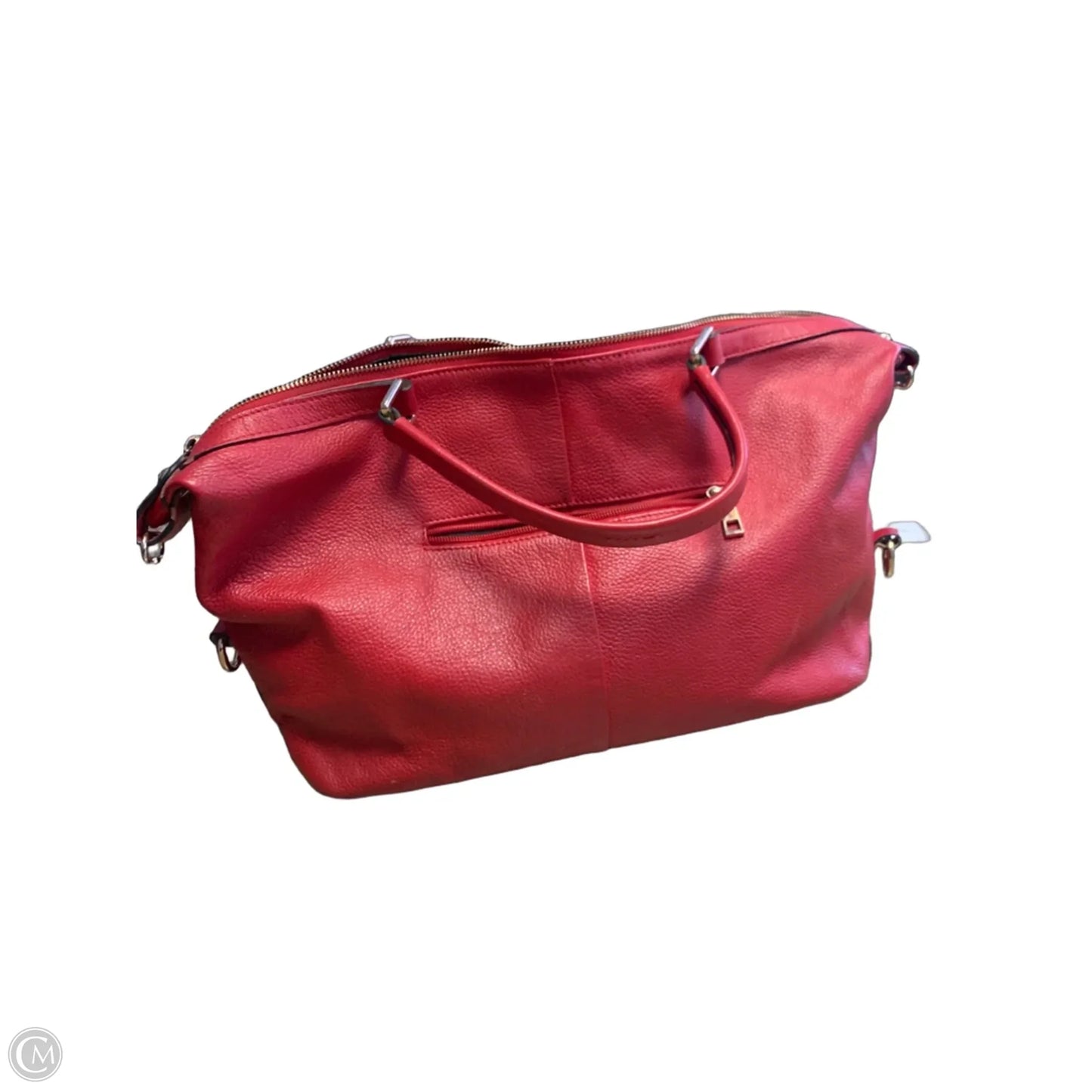 Handbag Leather By Cme, Size: Large