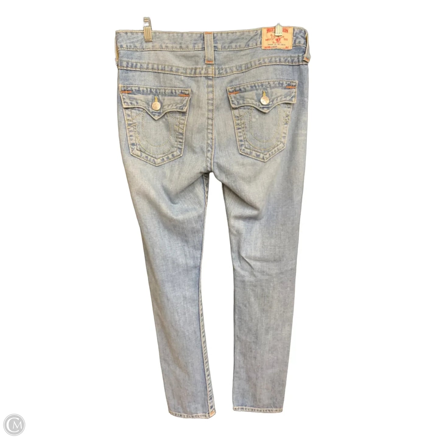Jeans Skinny By True Religion In Blue Denim, Size: 6