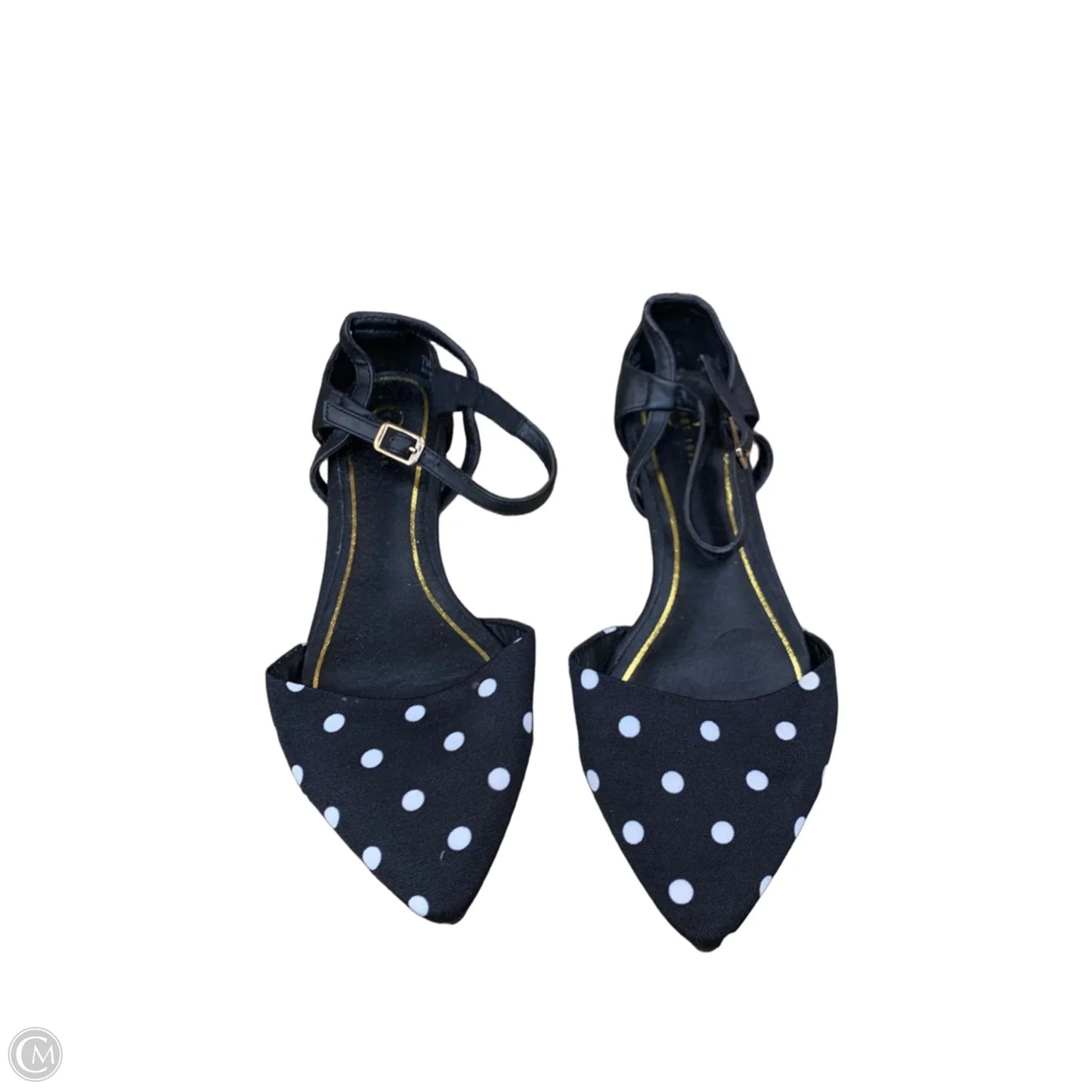 Shoes Flats By Cato In Polkadot Pattern, Size: 7
