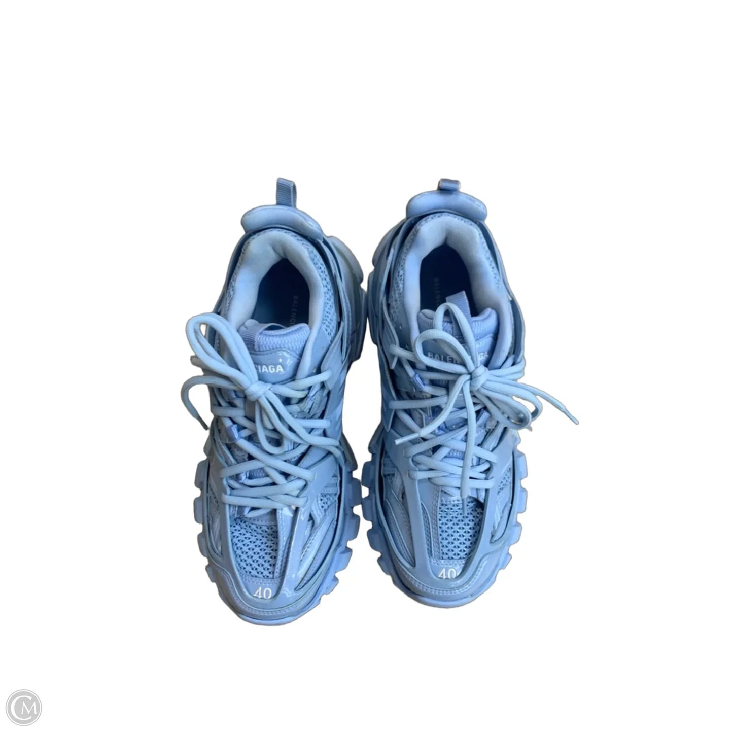 Shoes Luxury Designer By Balenciaga In Blue, Size: 7