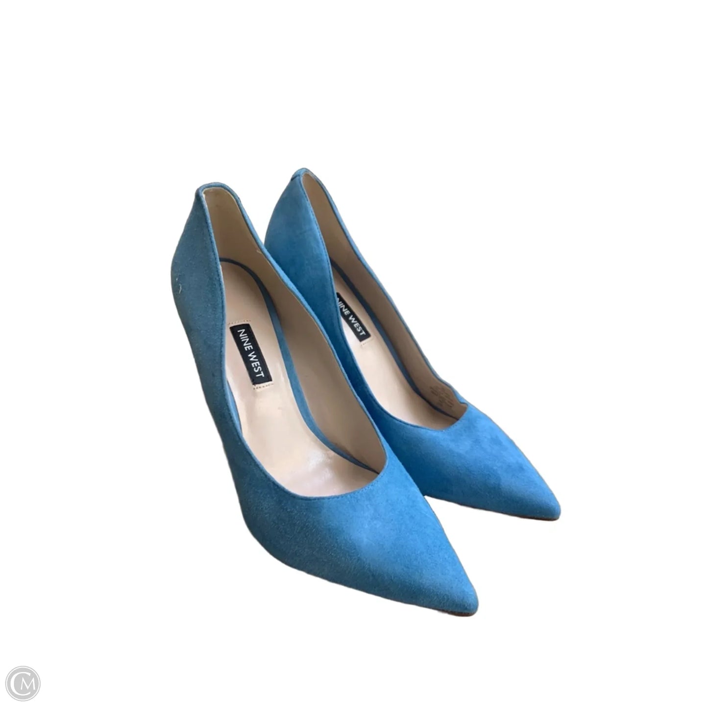 Shoes Heels Stiletto By Nine West In Blue, Size: 8