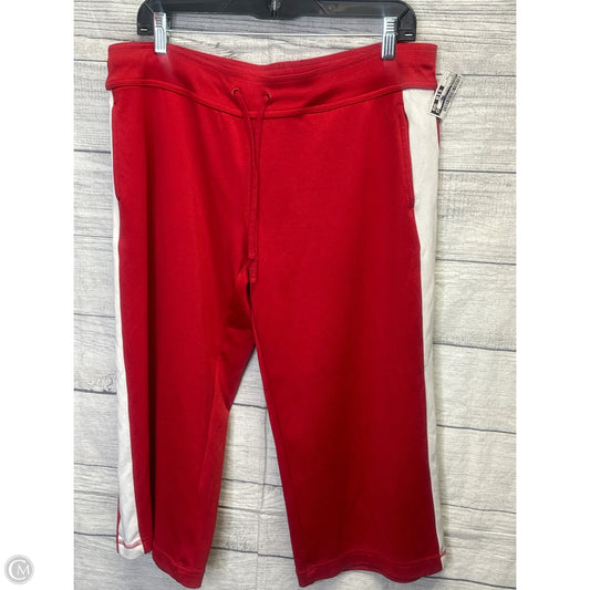 Athletic Shorts By Danskin In Red, Size: 12