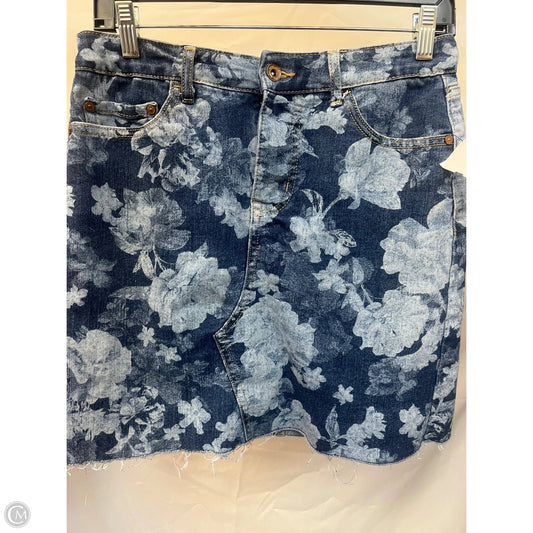 Skirt Maxi By Anne Klein In Blue Denim, Size: 6