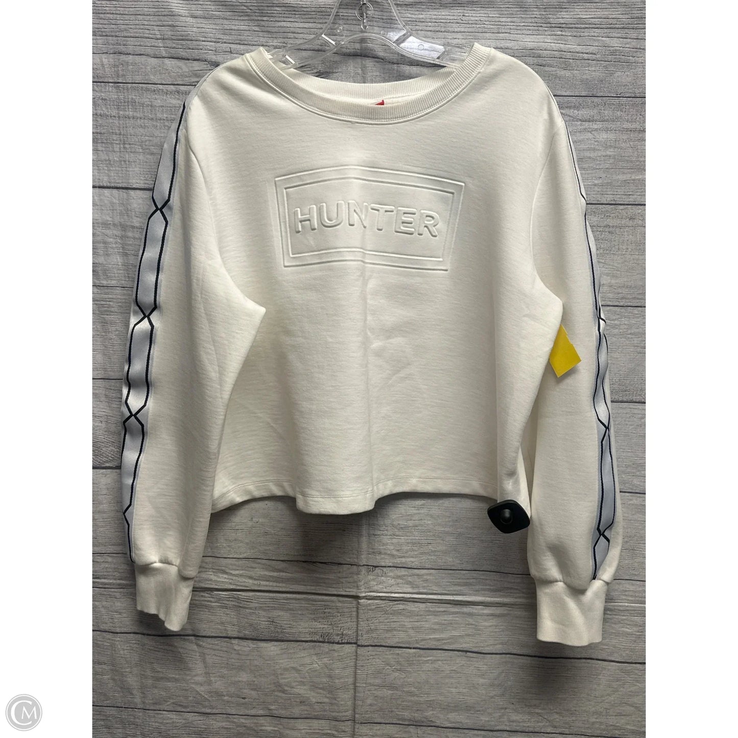 Sweatshirt Crewneck By Hunter In Ivory, Size: Xl