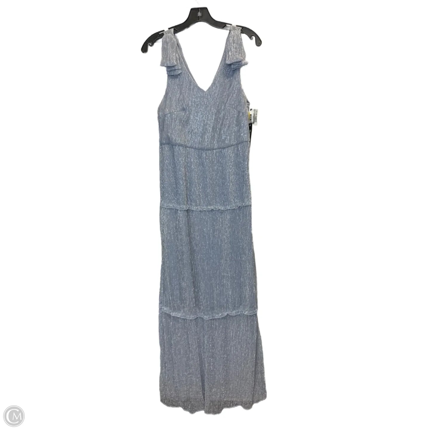 Dress Party Long By Glamour In Silver, Size: 6