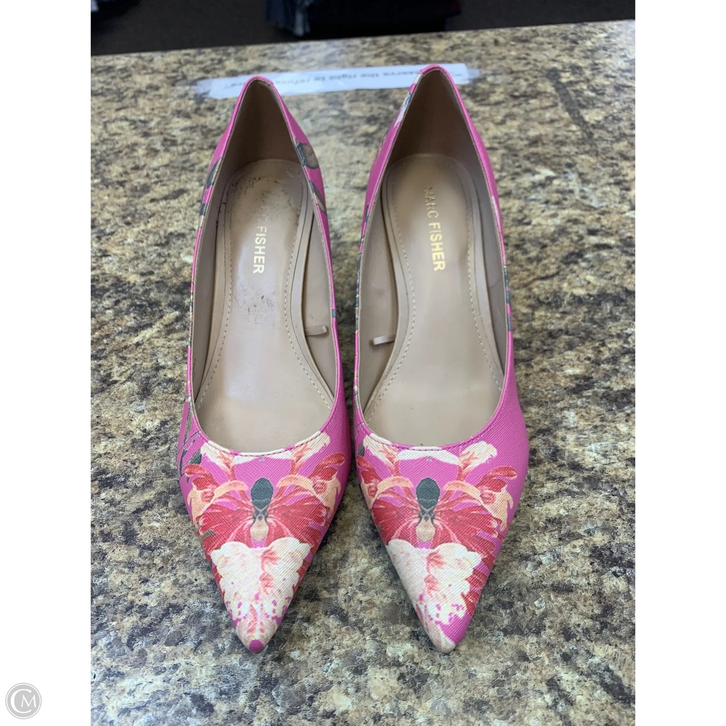 Shoes Heels Kitten By Marc Fisher In Pink, Size: 6.5