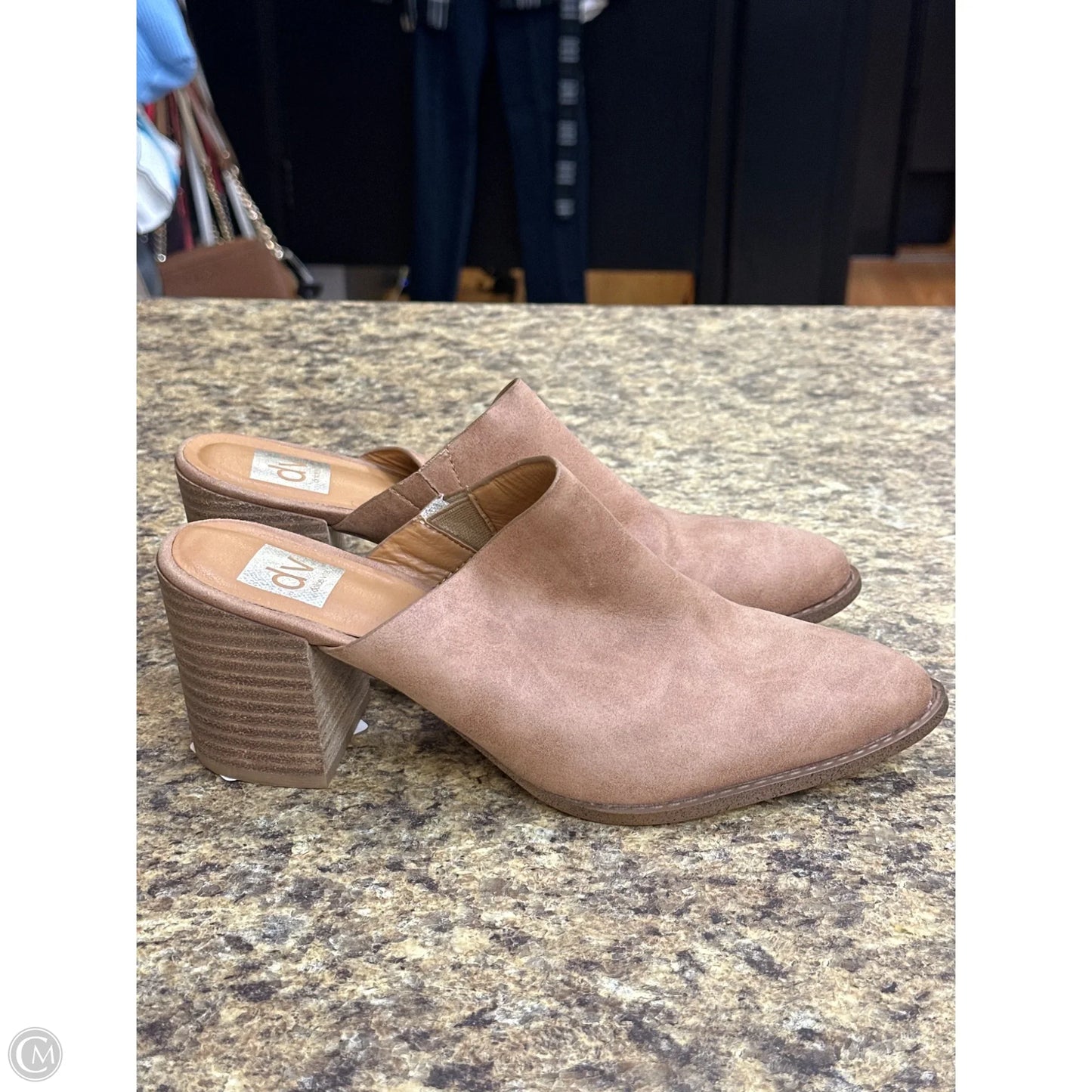 Shoes Heels Block By Dolce Vita In Tan, Size: 10