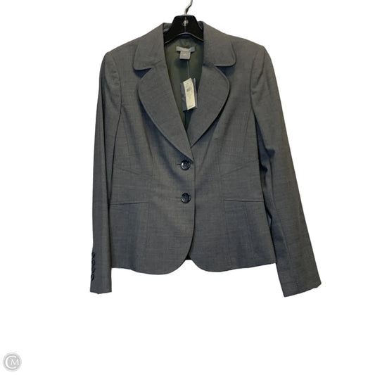 Blazer By Ann Taylor In Grey, Size: 2