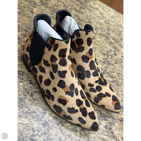 Boots Ankle Flats By Cole-haan In Leopard Print, Size: 7.5