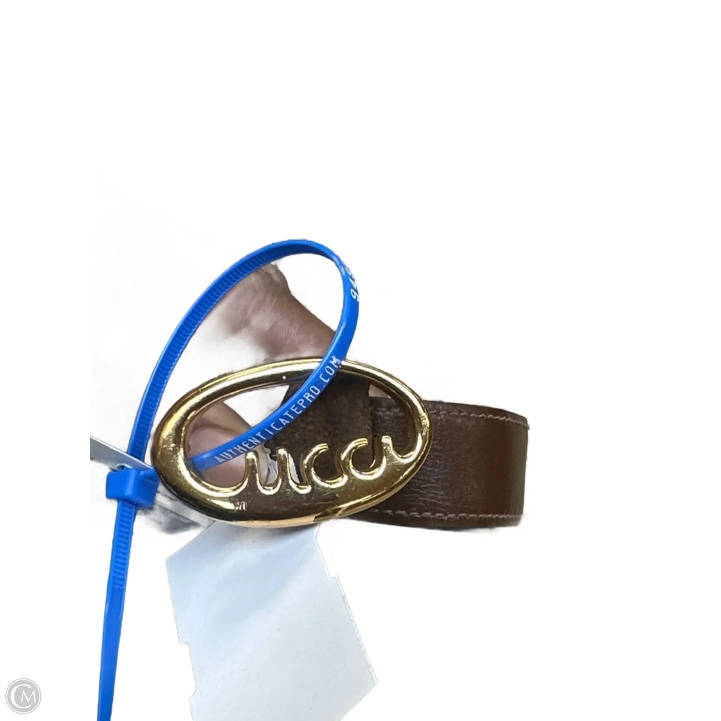 Belt Luxury Designer By Gucci, Size: Medium