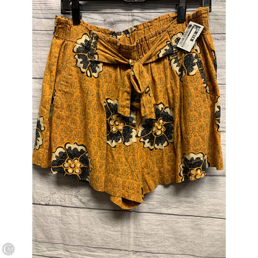 Shorts By Anthropologie In Yellow, Size: M