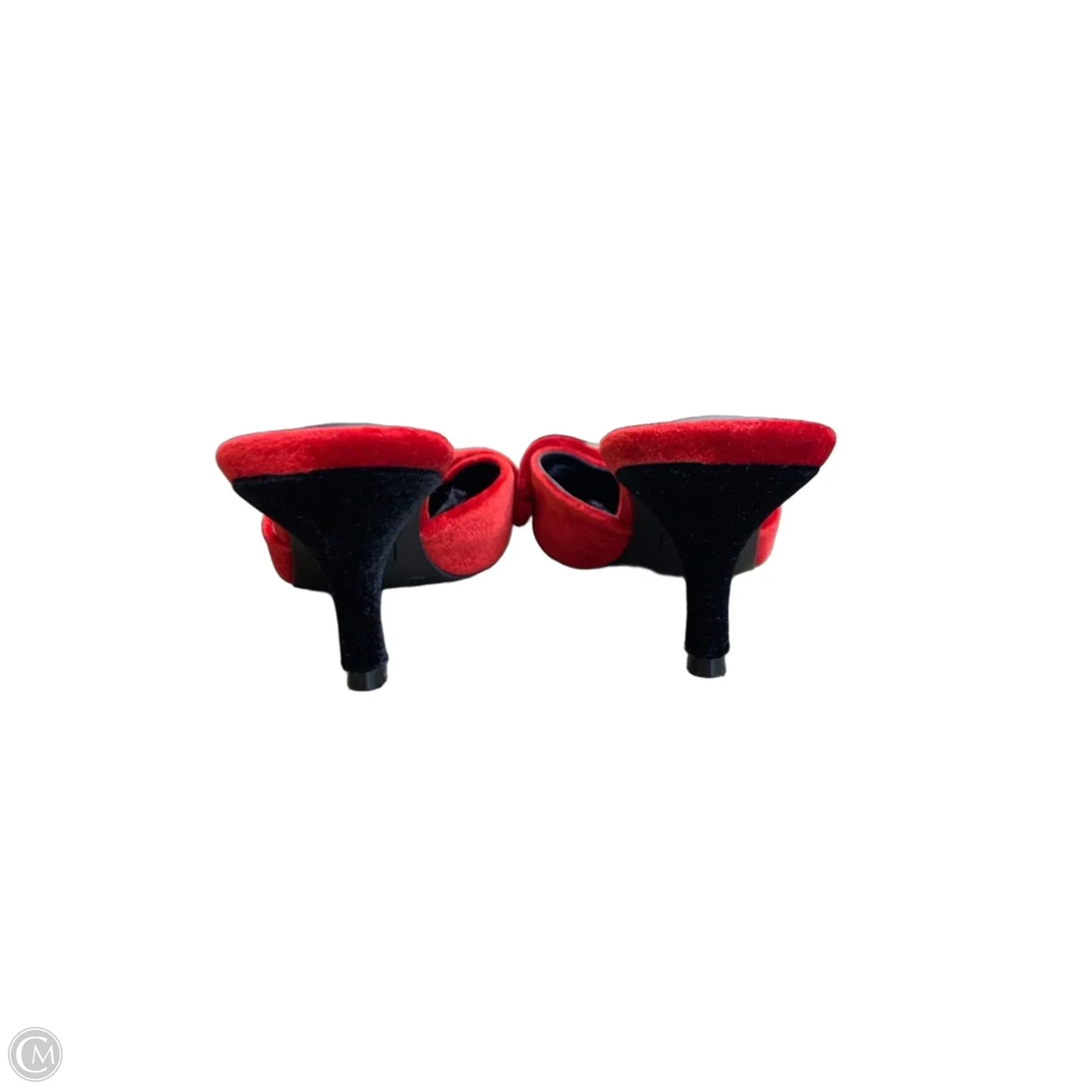 Shoes Heels Kitten By Time And Tru In Red, Size: 8.5