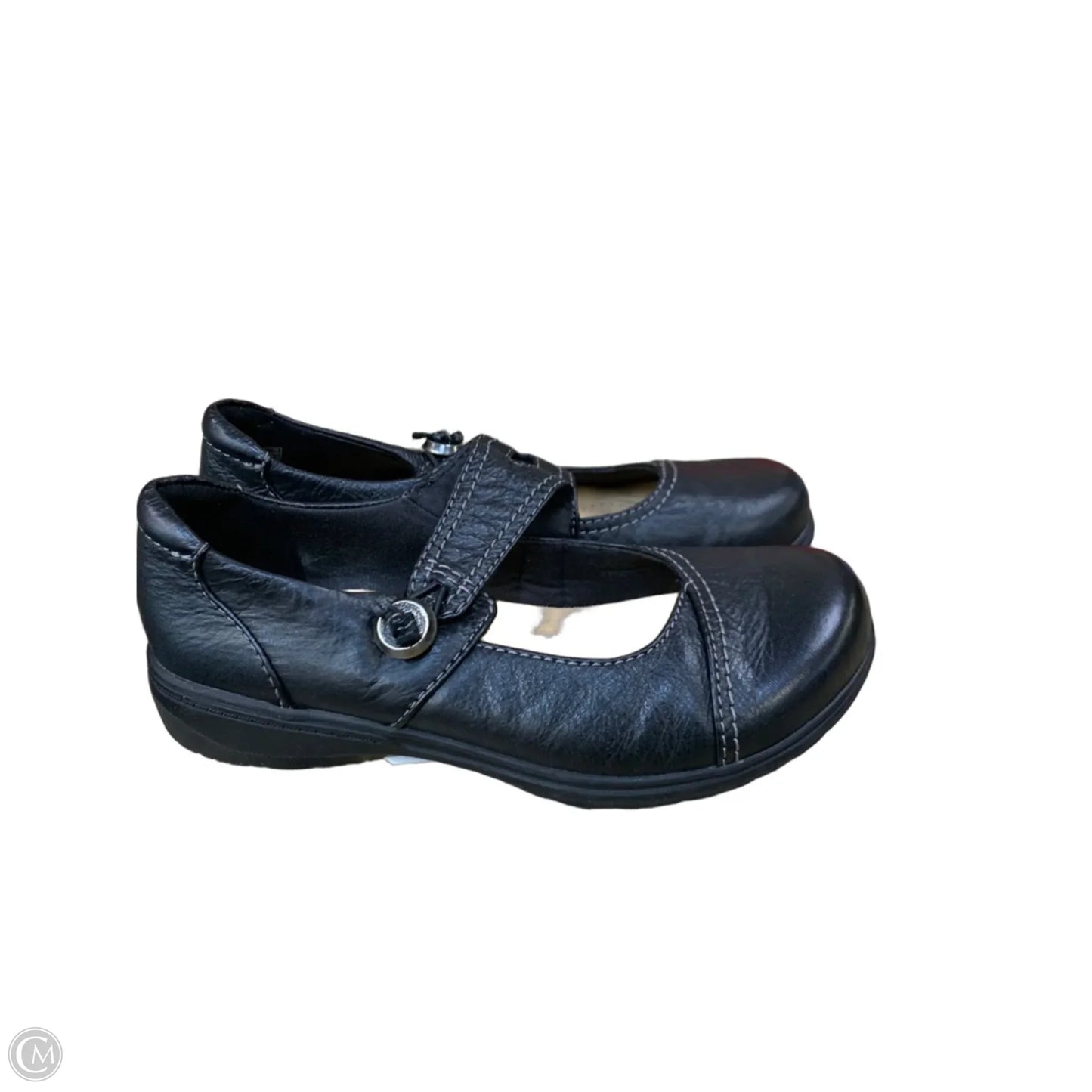 Shoes Flats By Clarks In Black, Size: 7