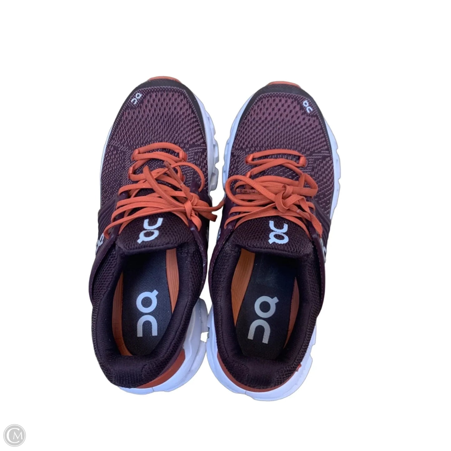 Shoes Athletic By On In Maroon, Size: 6.5