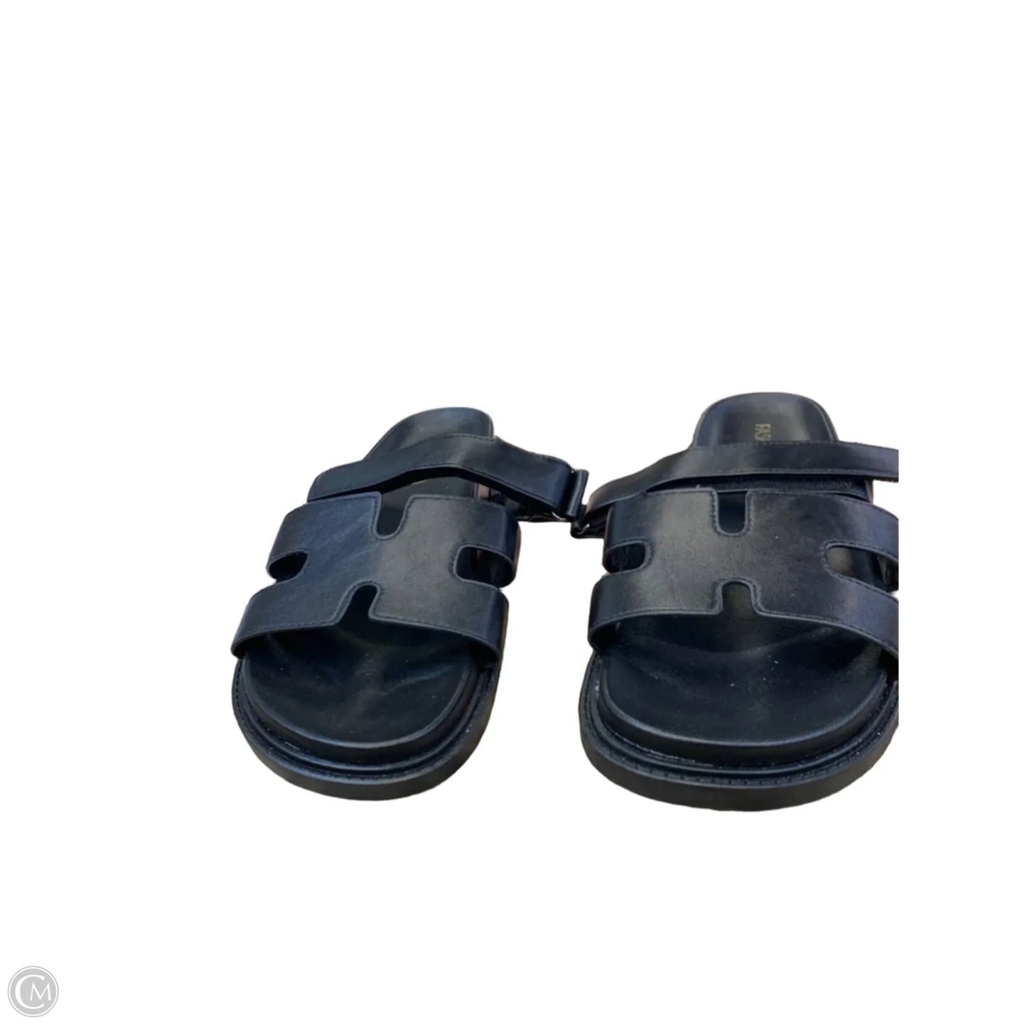 Sandals Flats By Fashion Nova In Black, Size: 9