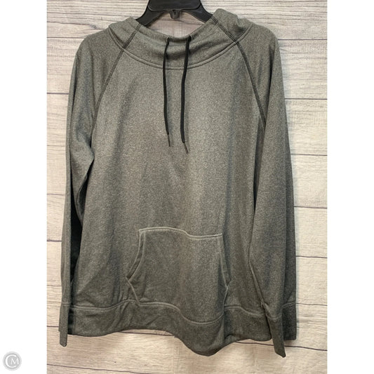Athletic Sweatshirt Hoodie By Danskin Now In Grey, Size: Xxl
