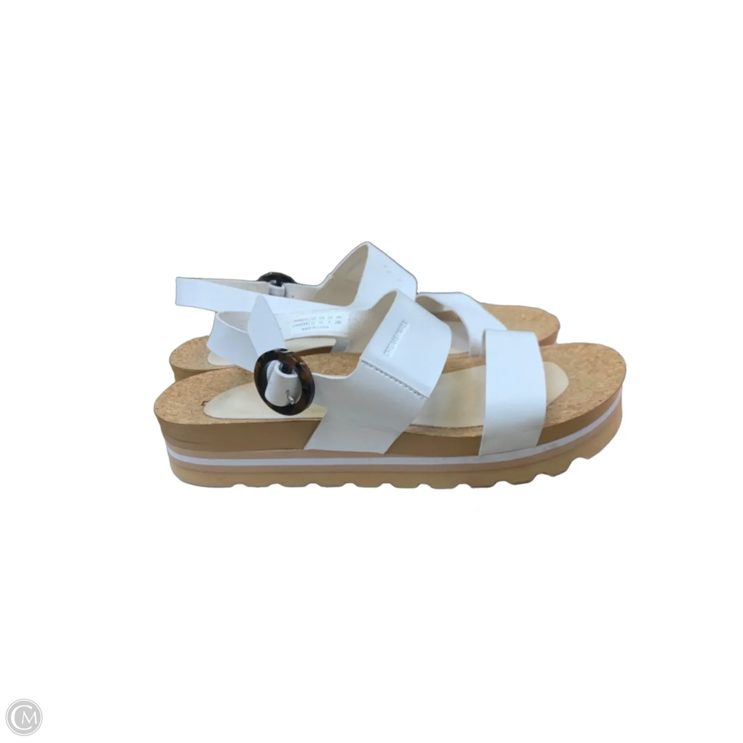 Sandals Heels Platform By Dream Pairs In White, Size: 11