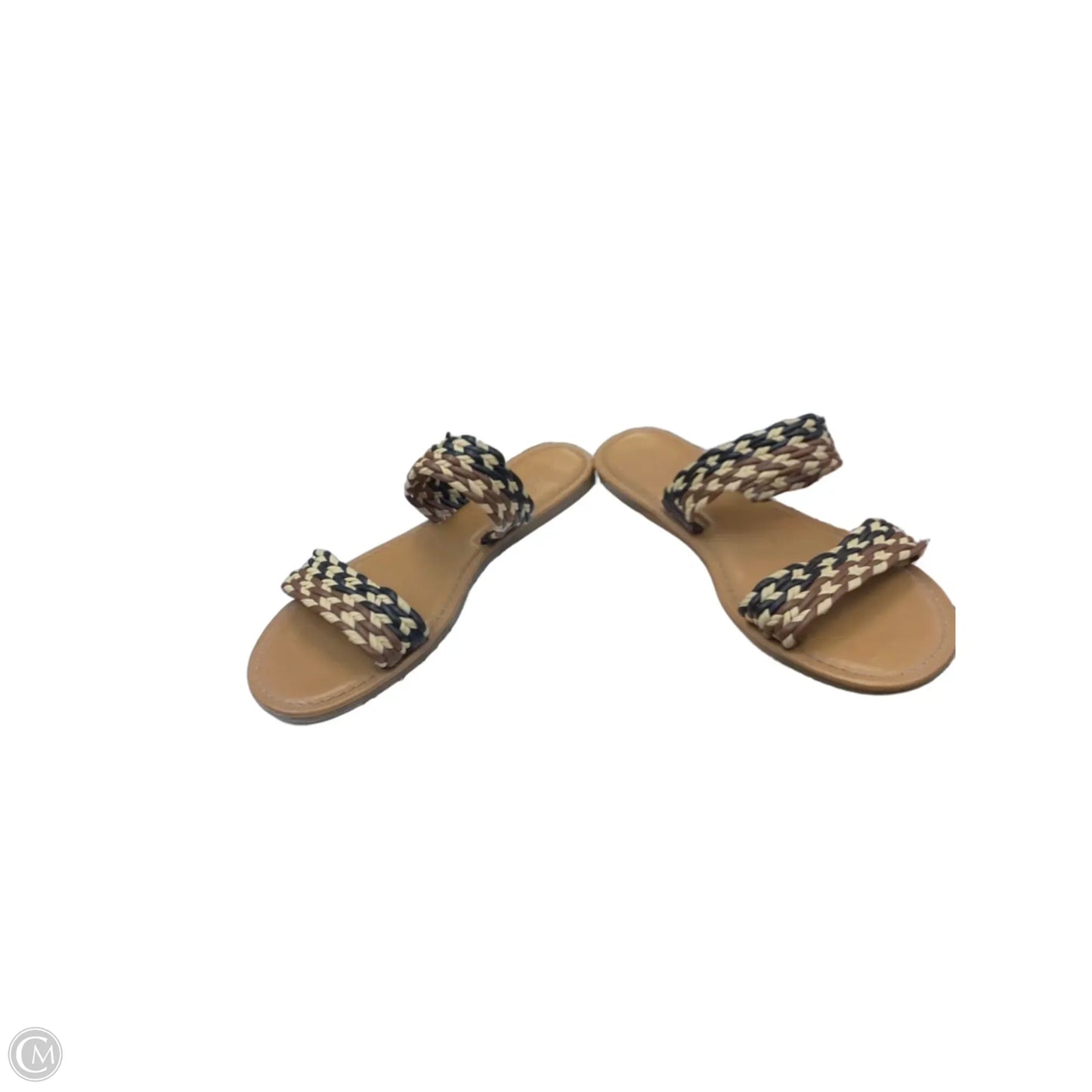 Sandals Flats By Universal Thread In Black & Brown, Size: 11