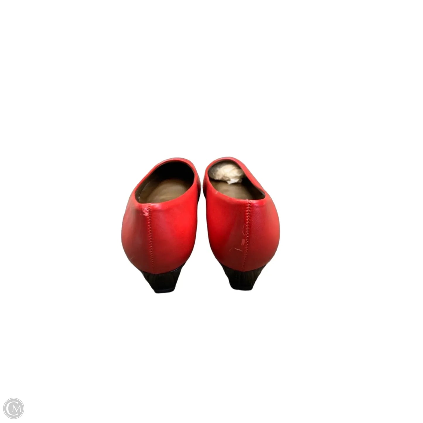 Shoes Heels Kitten By Naturalizer In Black & Red, Size: 8
