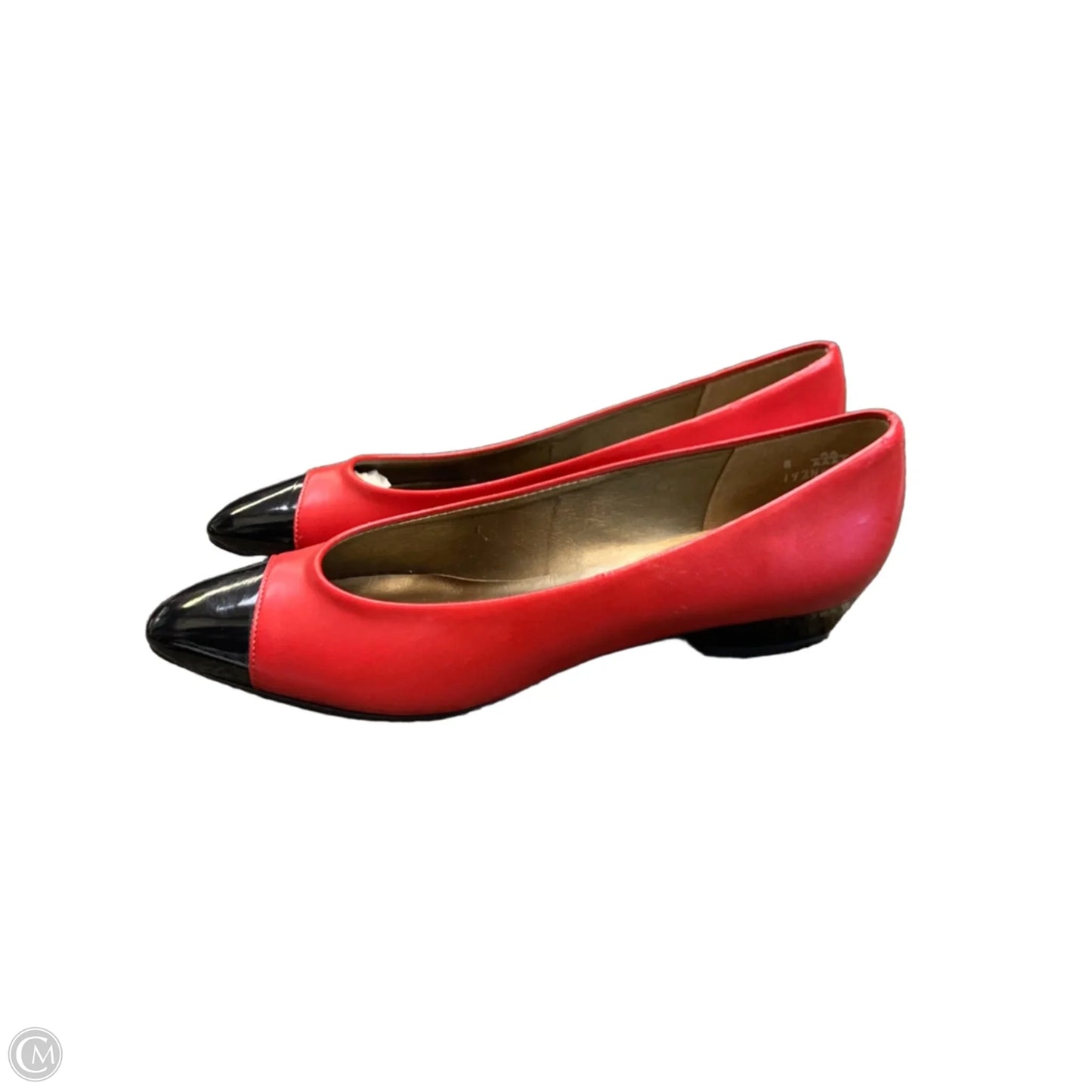 Shoes Heels Kitten By Naturalizer In Black & Red, Size: 8