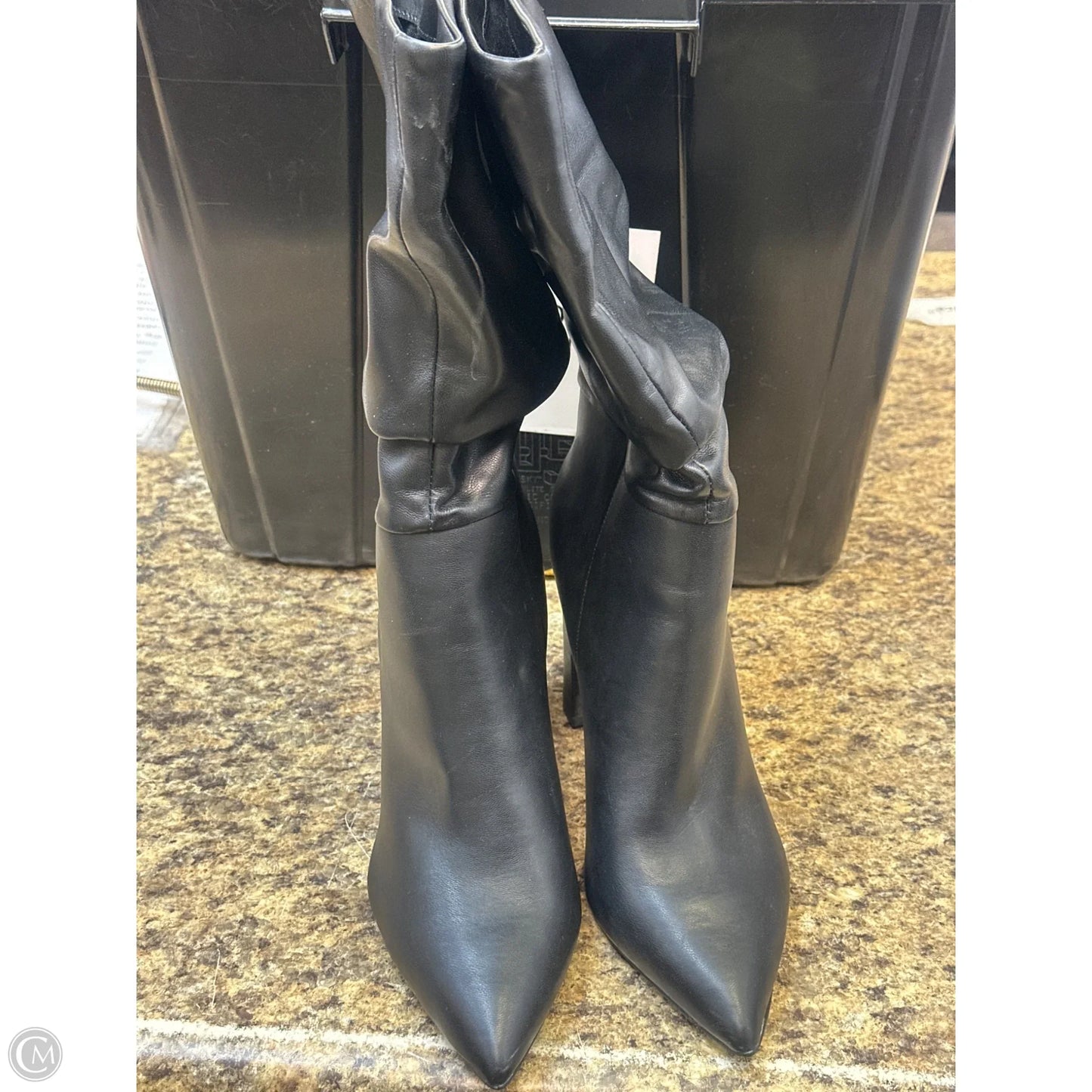 Boots Knee Heels By Marc Fisher In Black, Size: 7