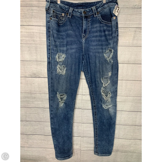 Jeans Skinny By True Religion In Blue Denim, Size: 18