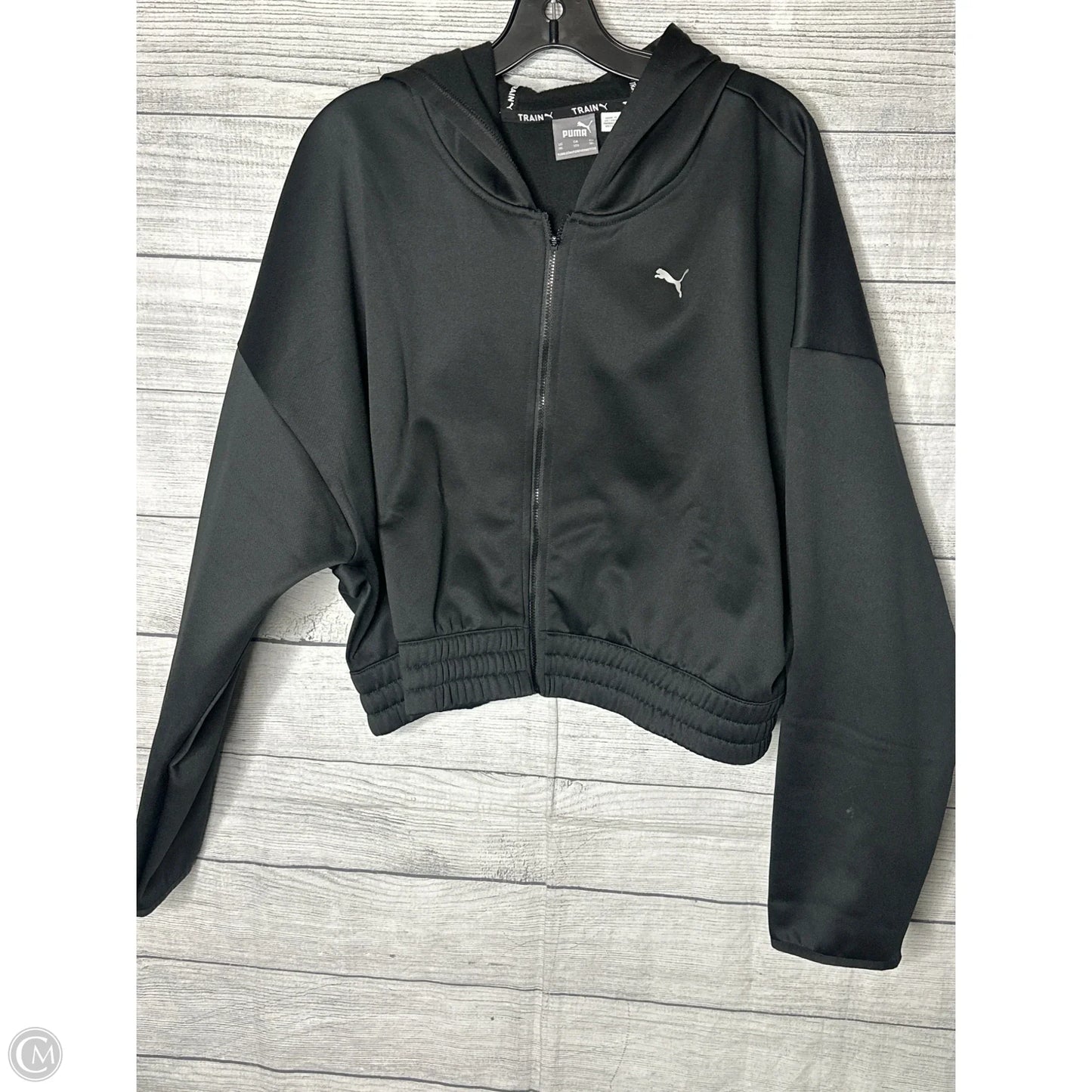Athletic Jacket By Puma In Black, Size: 3x