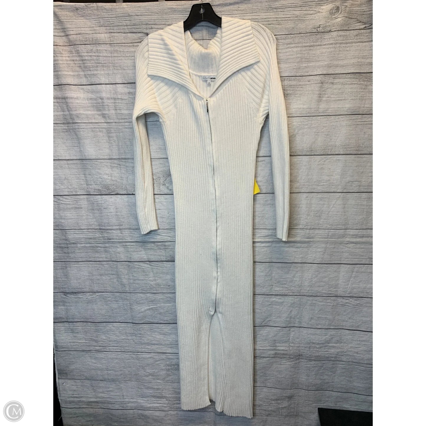 Dress Sweater By Fashion Nova In Cream, Size: 2x