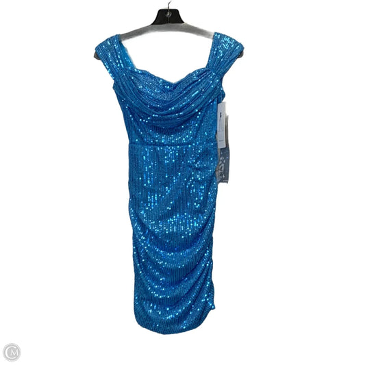 Dress Party Short By Cmf In Blue, Size: S