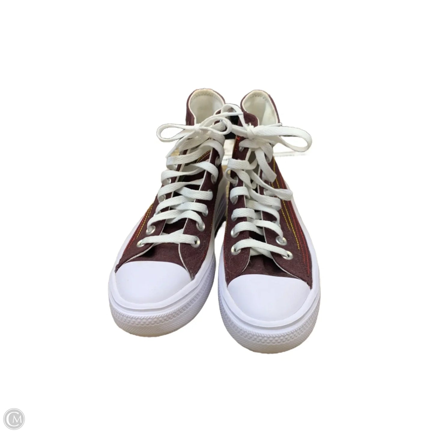 Shoes Sneakers Platform By Converse In Maroon, Size: 6