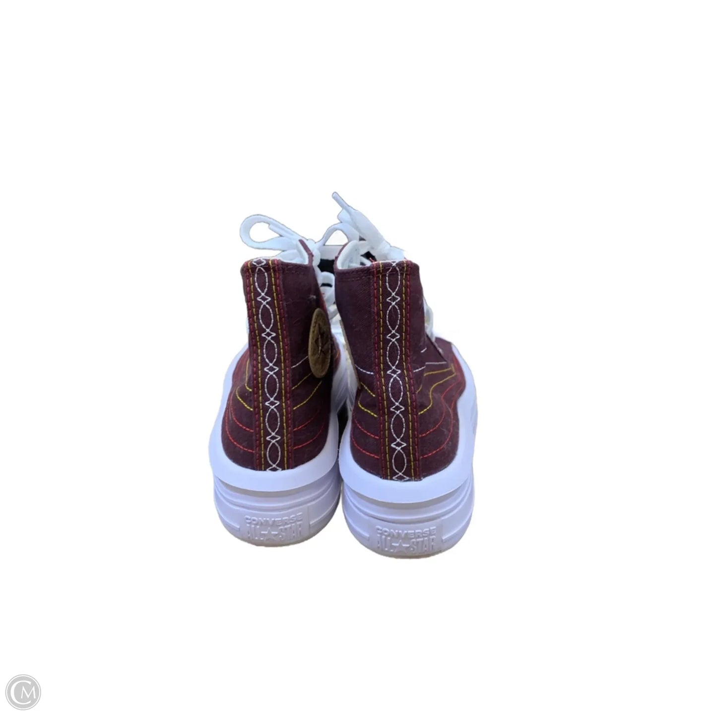 Shoes Sneakers Platform By Converse In Maroon, Size: 6