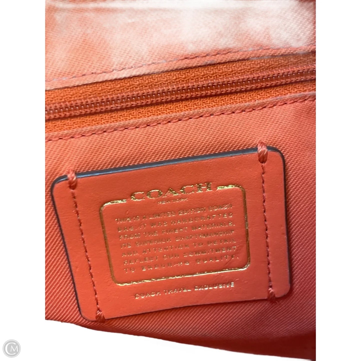 Crossbody Designer By Coach, Size: Medium