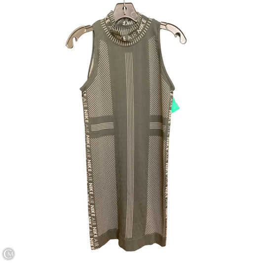 Athletic Dress By Nike In Black & Grey, Size: L