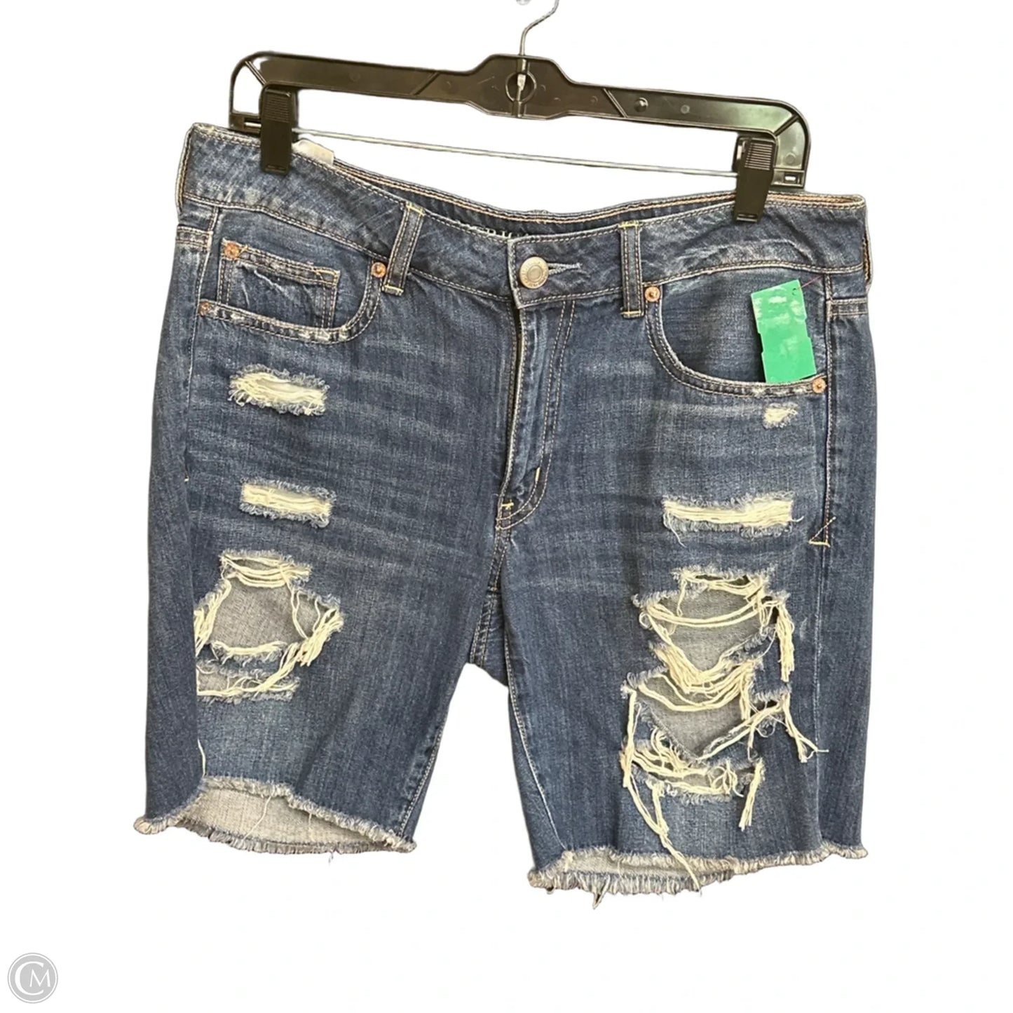 Shorts By American Eagle In Blue Denim, Size: 8