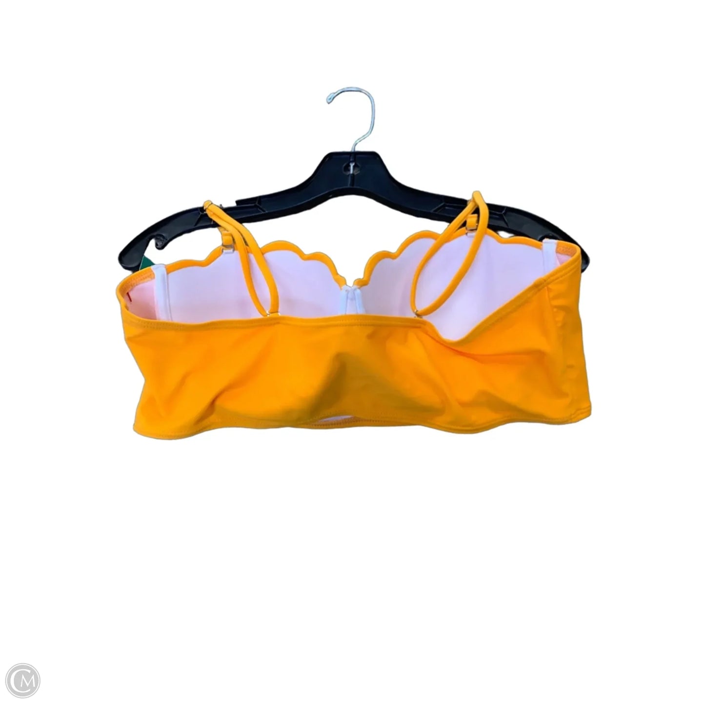 Swimsuit Top By Cmf In Yellow, Size: L