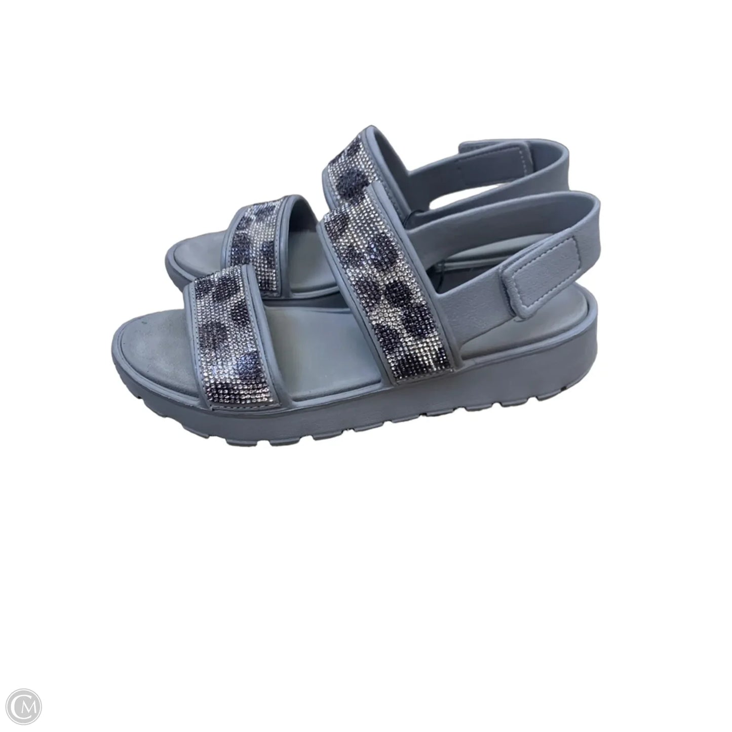 Sandals Flats By Skechers In Grey, Size: 8