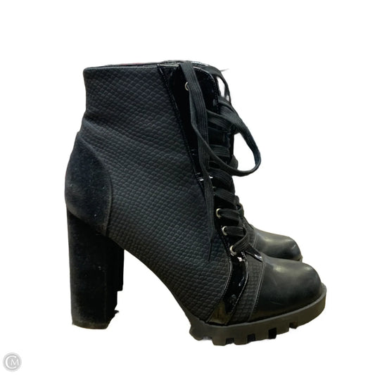Boots Ankle Heels By Fashion Nova In Black, Size: 10
