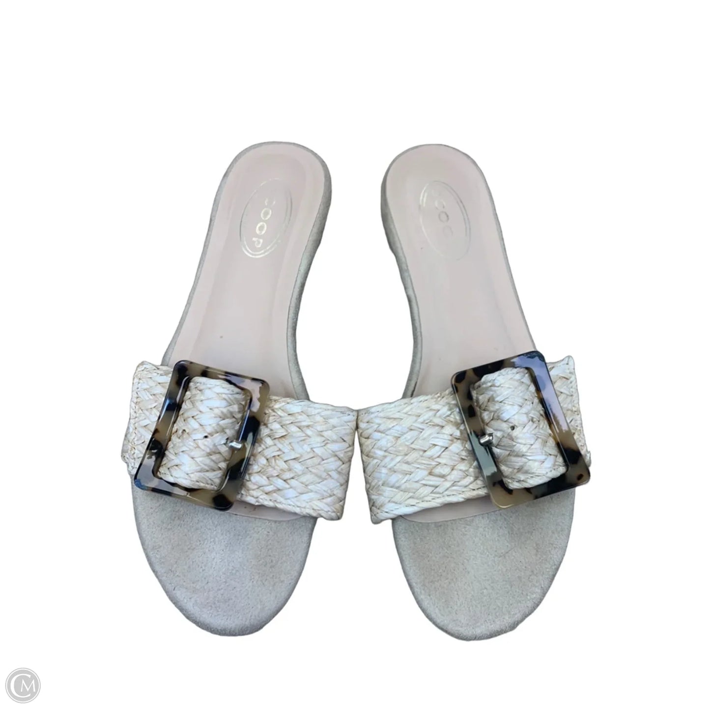 Sandals Flats By Scoop In Beige, Size: 9