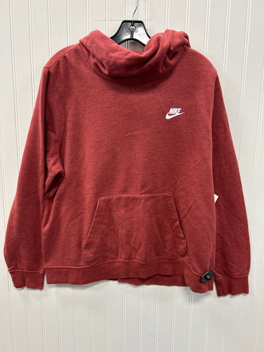 Athletic Sweatshirt Hoodie By Nike Apparel In Red, Size:Xl