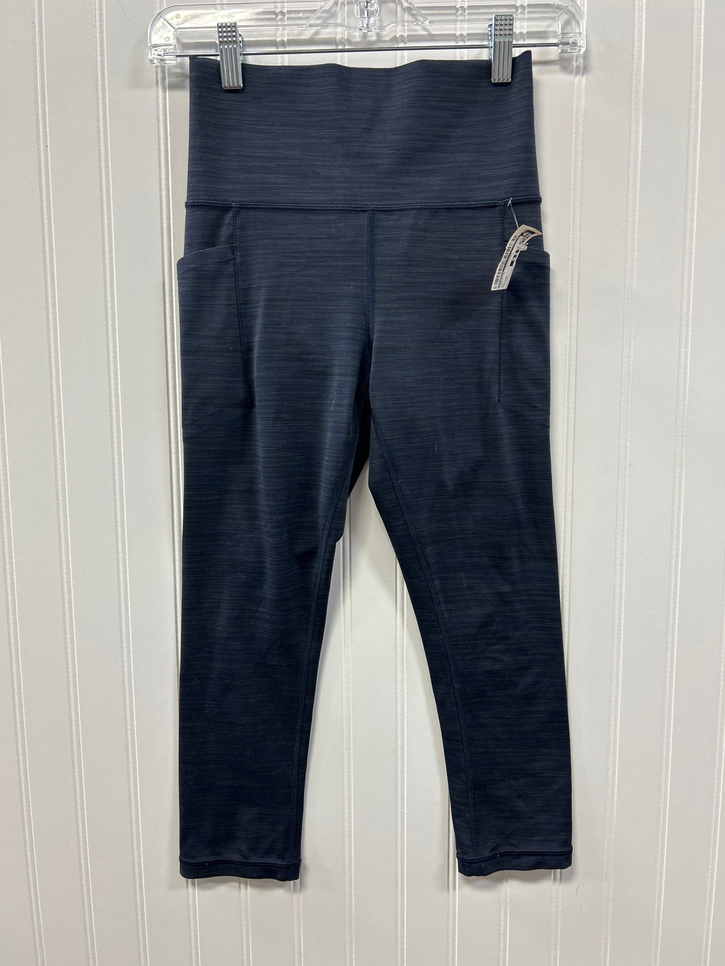 Athletic Leggings By Athleta In Navy, Size:Xs