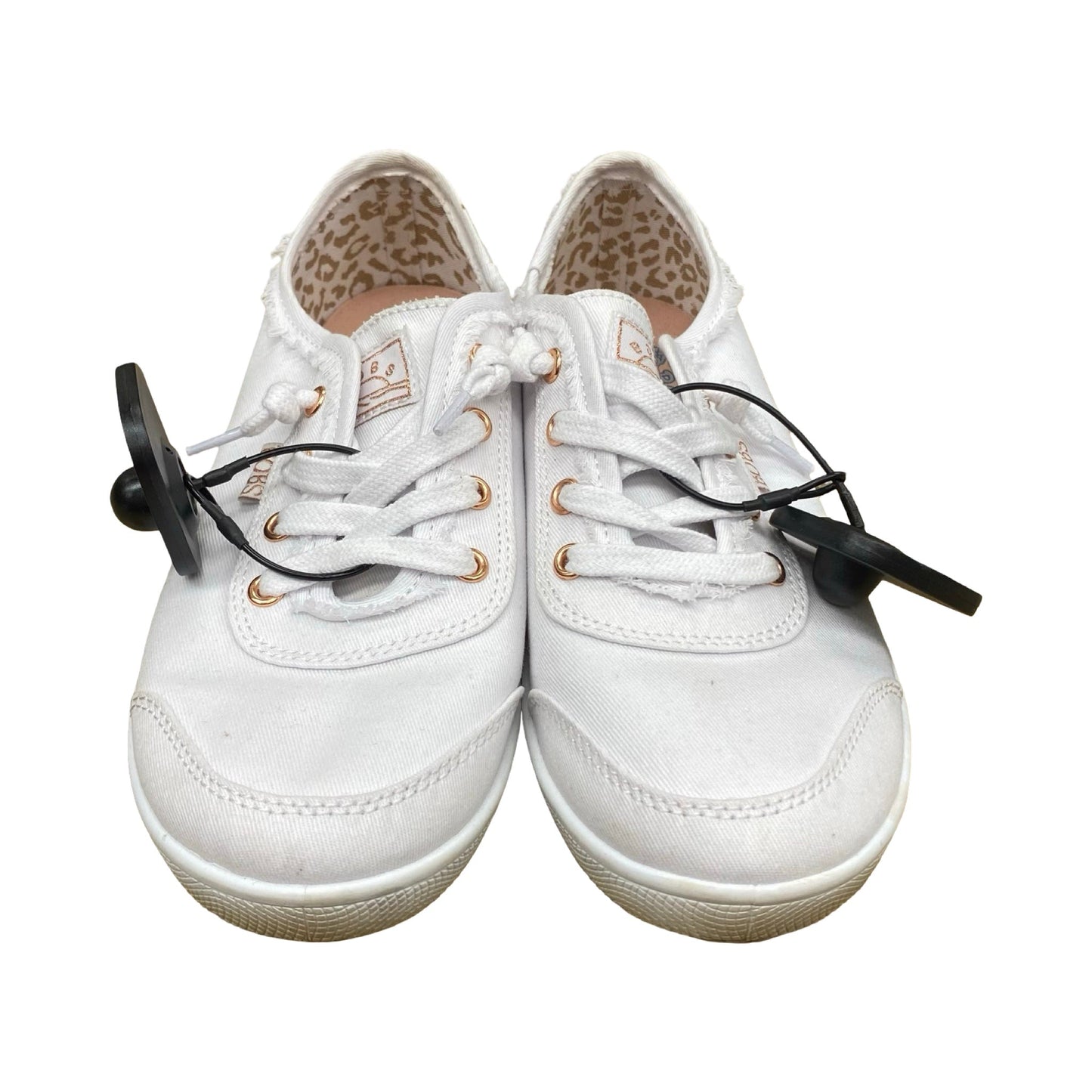 Shoes Sneakers By Bobs In White, Size:6.5